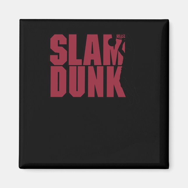 Imán Slam Dunk de Baloncesto (Frente)