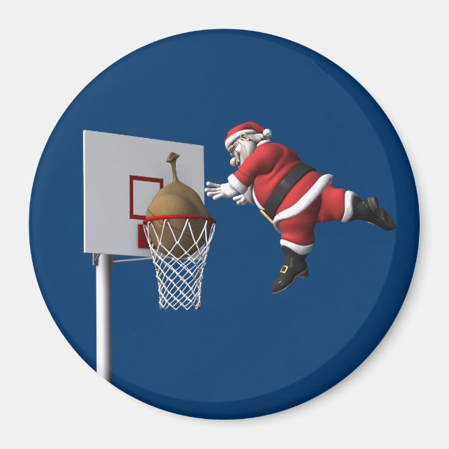 Imán Slam Dunk Santa Claus (Frente)
