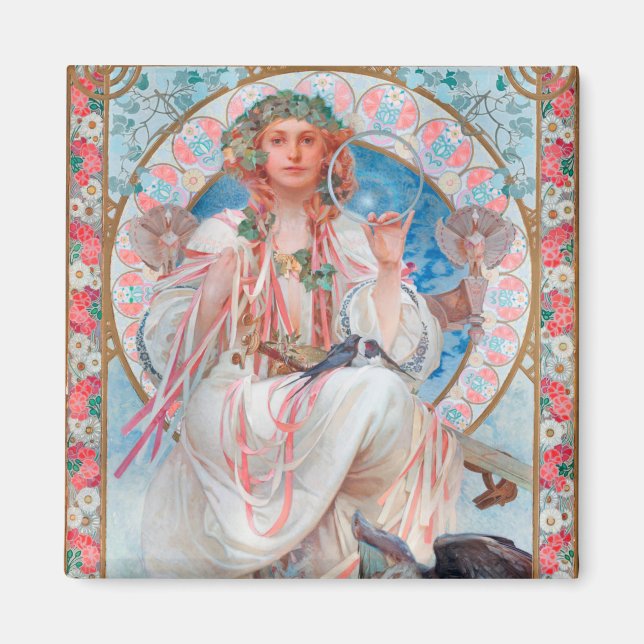 Imán Slavia, Mucha (Frente)