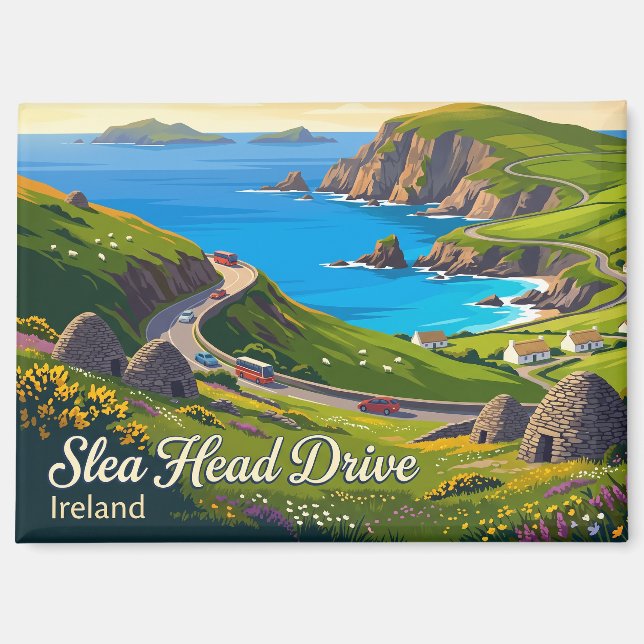 Imán Slea Head Drive Irlanda (Anverso)
