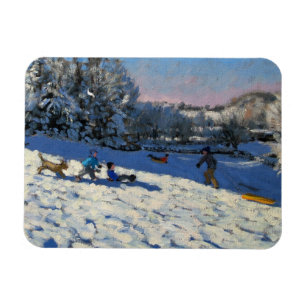 Imán Sledging cerca de Youlgreave Derbyshire