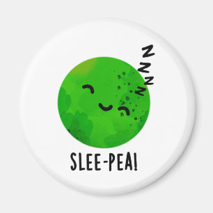 Imán Slee-pea Funny Sleeping Pea