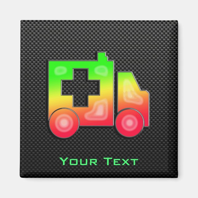 Imán Sleek Ambulance (Frente)