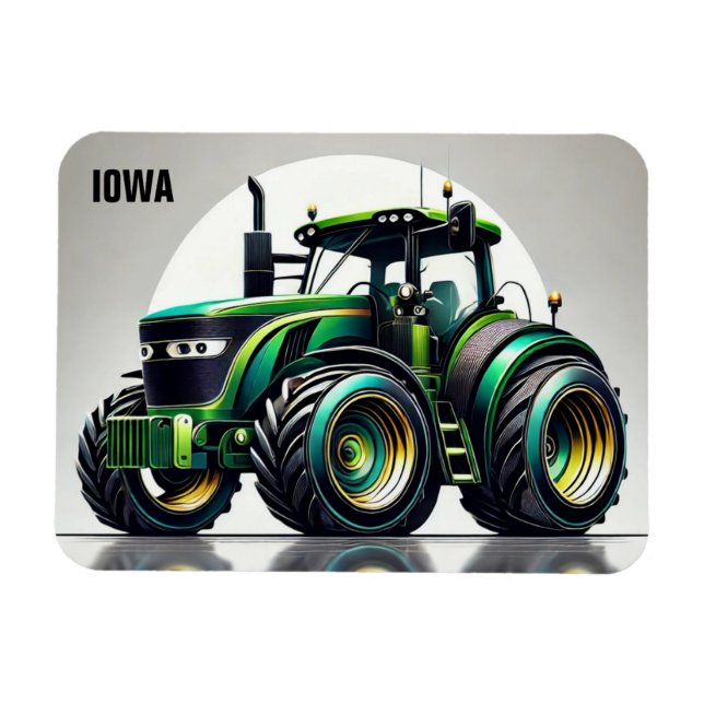 Imán Sleek Tractor Iowa (Horizontal)