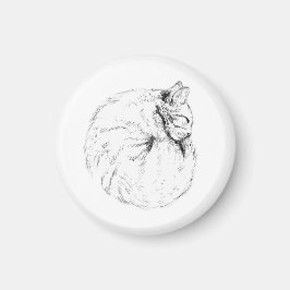 Imán Sleeping Kitty Magnet