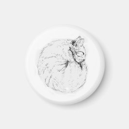 Imán Sleeping Kitty Magnet