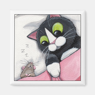 Imán Sleepy Companion - Gato Magnet