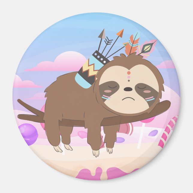 Imán Sleepy Sloth (Frente)
