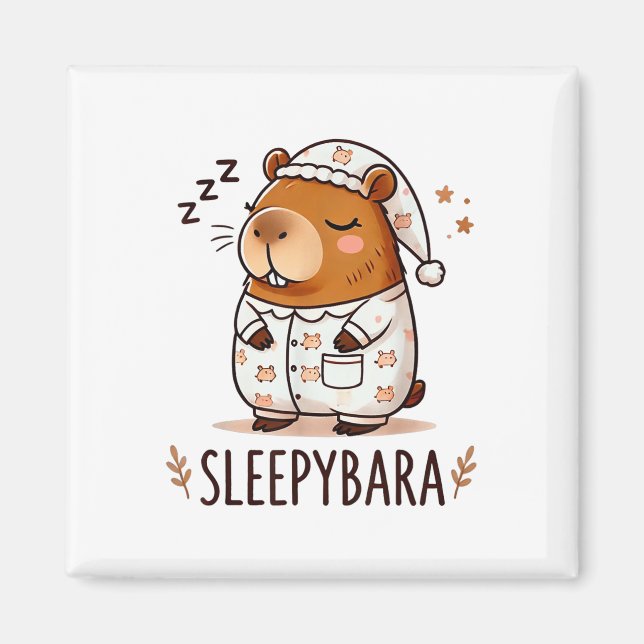 Imán Sleepyba de pajamas (Frente)