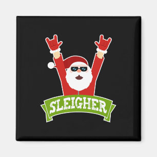 Imán SLEIGHER - DIVERTIDA música Metalizado fuerte Sant