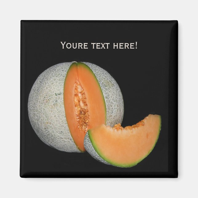 Imán Sliced Cantaloupe Melon (Frente)