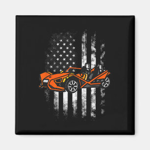Imán Slingshot Car Bandera Estadounidense 4 De Julio