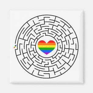 Imán SlipperyJoe el labyri labyri del rompecabezas de l