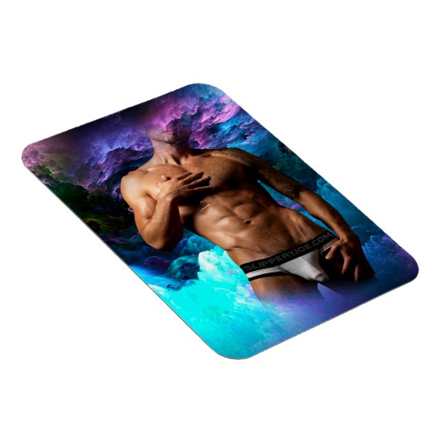 Imán SlipperyJoe hombre muscular macizo de ropa interio (Lado Derecho)