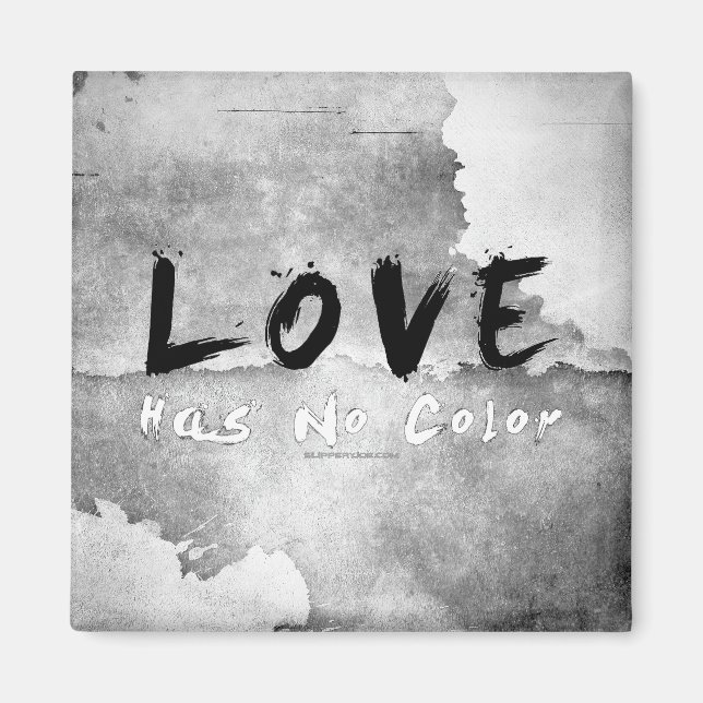 Imán SlipperyJoe love no tiene ninguna raza de color en (Frente)