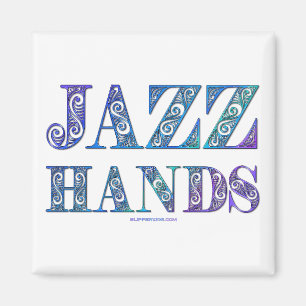 Imán SlipperyJoe's musical de Broadway Jazz Hands queer