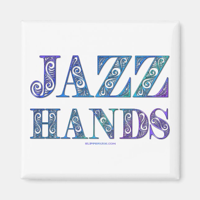 Imán SlipperyJoe's musical de Broadway Jazz Hands queer (Frente)