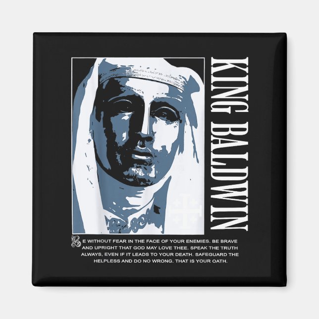 Imán Sliver Mask King Baldwin Iv Meme The Leper King Wa (Frente)