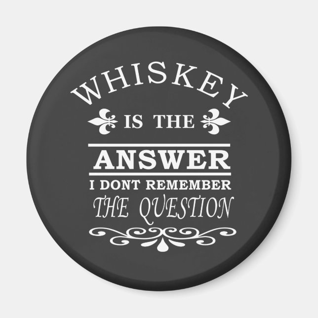 Imán slogan de whisky (Frente)