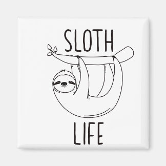 Imán Sloth Life Fridge Magnet
