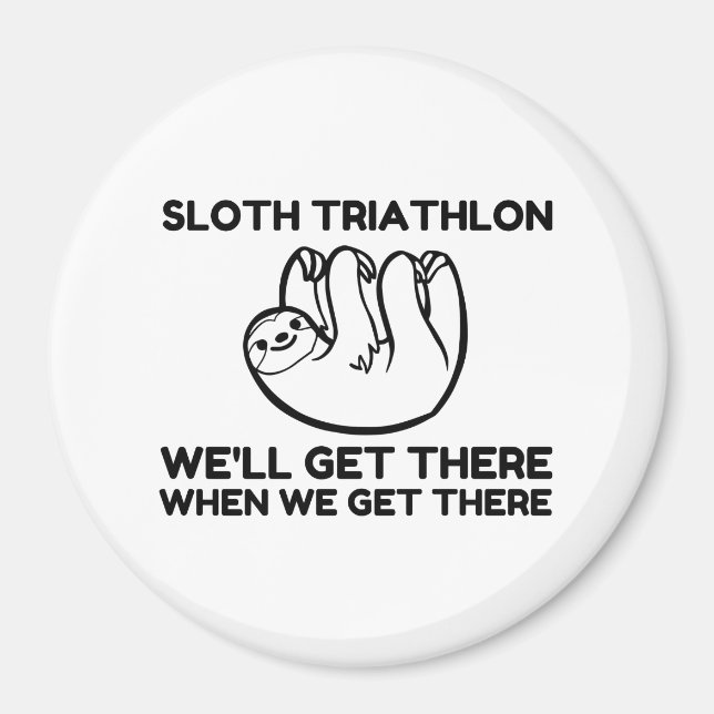 IMÁN SLOTH TRIATHLON (Frente)
