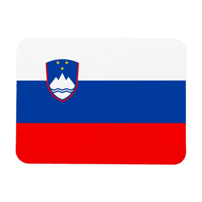 Imán Slovenia Flag (Horizontal)