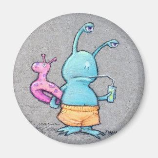 Imán sluggo en la playa