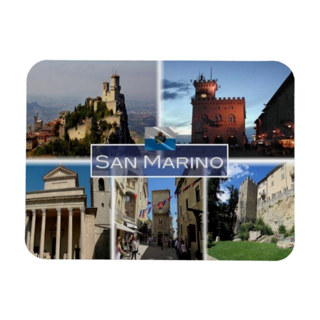 Imán SM San Marino - (Horizontal)