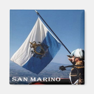 Imán SM - San Marino - Bandera San Marinés