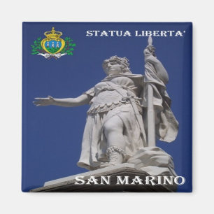 Imán SM - San Marino - Estatua Libertad