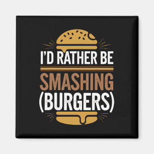 Imán Smash Burger Lover Queseburger Flat Top C