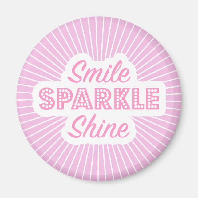 Imán Smile Sparkle Shine (Frente)