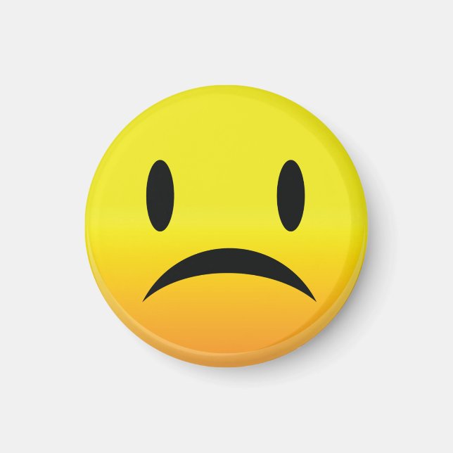Imán Smilie Face Sad (Frente)
