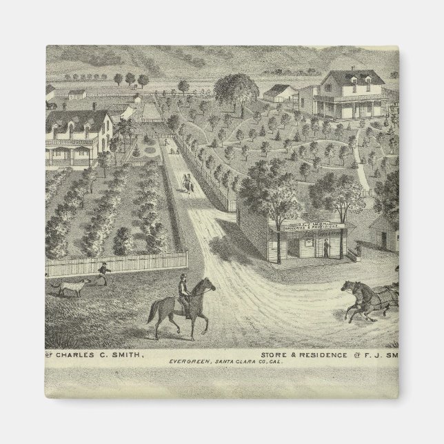 Imán Smith, residencias de Herman, tienda (Frente)