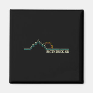 Imán Smith Rock Oregon Montañismo Retro Verano