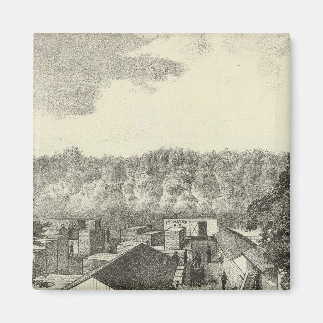 Imán Smock & Buchanon, concesionarios de madera, Asbury (Frente)