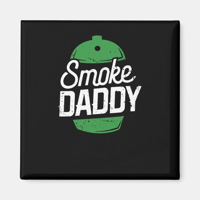 Imán Smoke Daddy Green Egg Pitmaster Dad Bbq Grill (Frente)