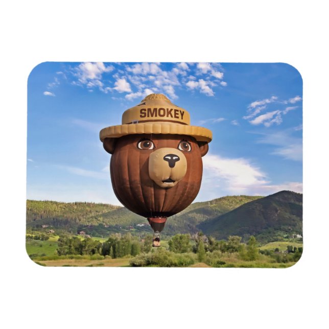Imán Smokey Bear in Colorado (Horizontal)