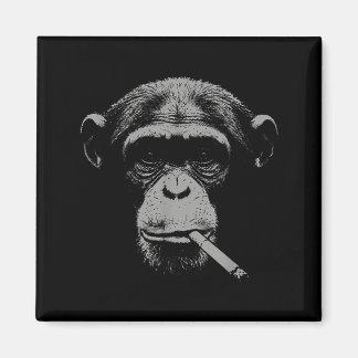 Imán Smoking meme monkey for men women monkey smokingSm