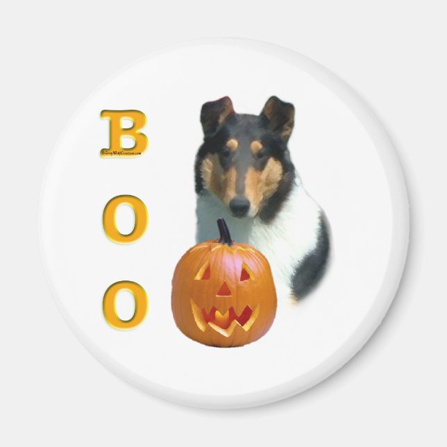 Imán Smooth Collie Boo - Magnet (Frente)
