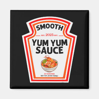Imán Smooth Yum Yum Sauce Condiment Costume Matching 