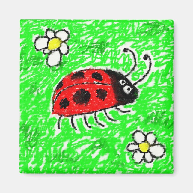 Imán Smudgy Ladybug (Frente)