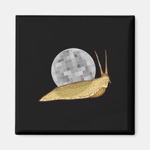 Imán Snack Disco Ball Funny Crystal Shell Animal Lover