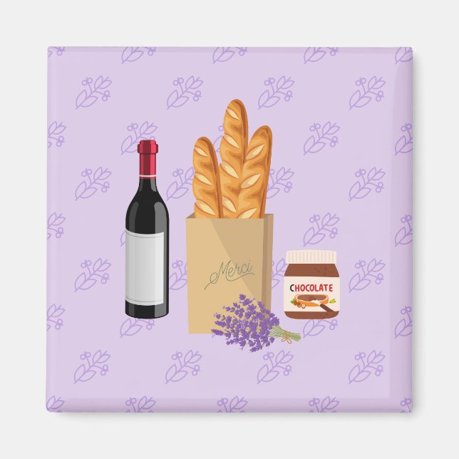 Imán Snack Francés (Frente)