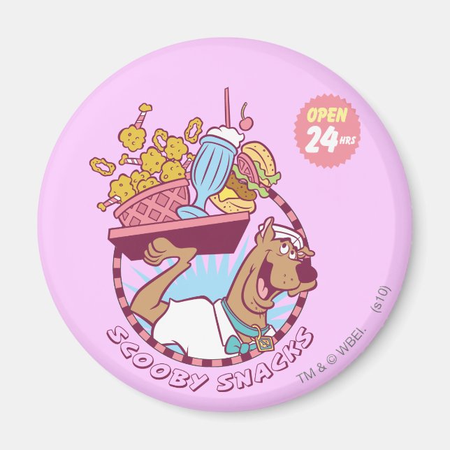 Imán "Snacks Scooby-Doo" (Frente)