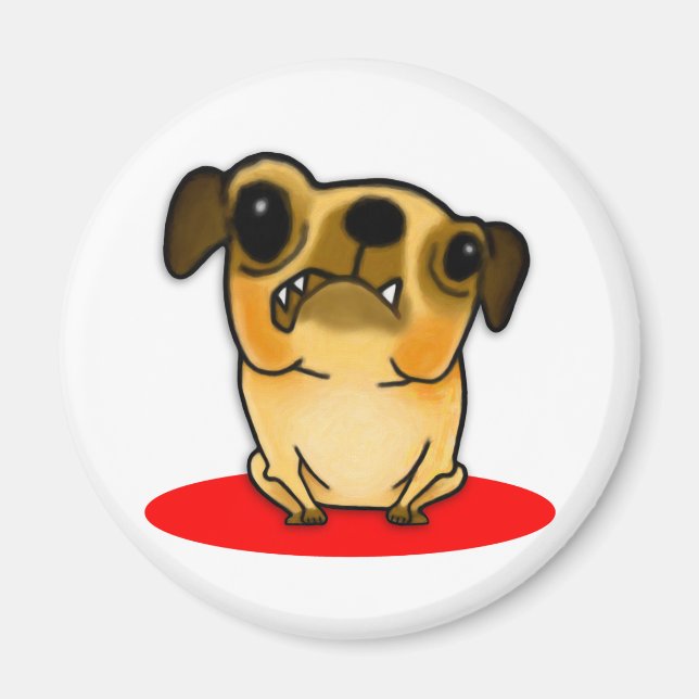 Imán Snaggoth Tooth Pug (Frente)