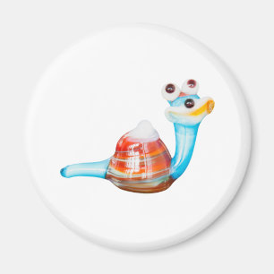 IMÁN SNAIL DE VIDRIO SONRIENTE