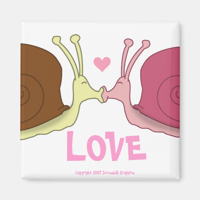 Imán Snails In Love Magnet (Frente)