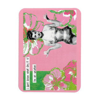 Imán Snarky Vacation Magnet ¿Qué Día Es?