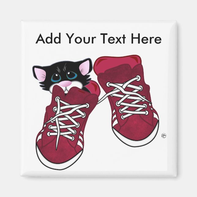 Imán Sneakers the Cat (Frente)